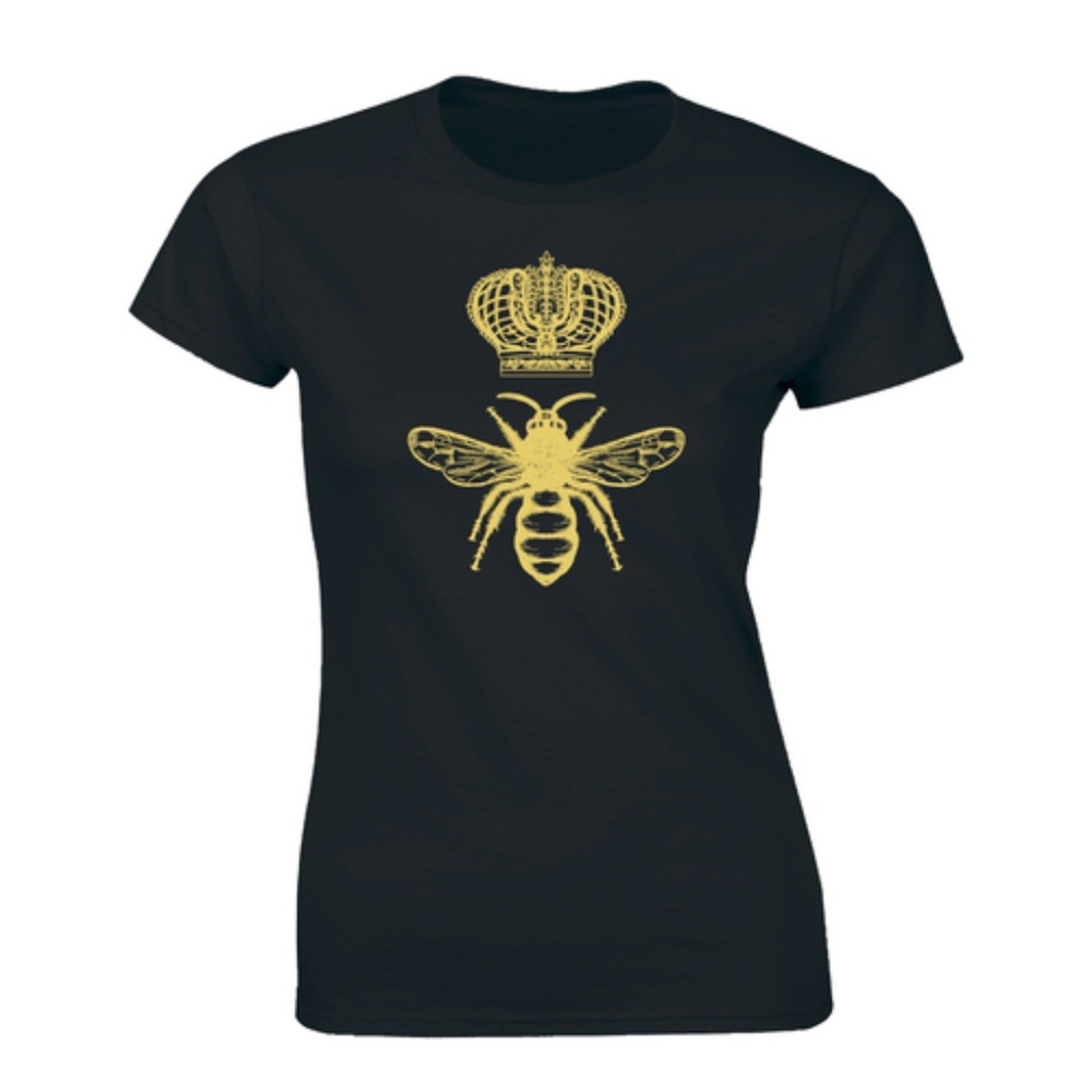 Honeycomb Queen Bee - Bumble Honey Funny T-shirt